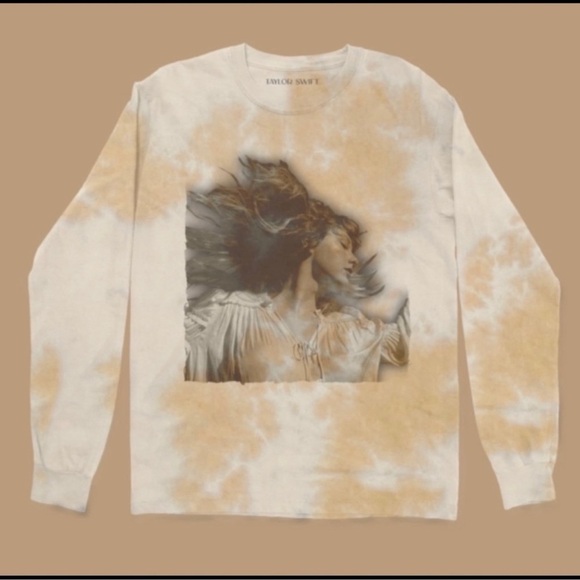 Taylor Swift Fearless Long Sleeve Shirt Sz M - Picture 1 of 6